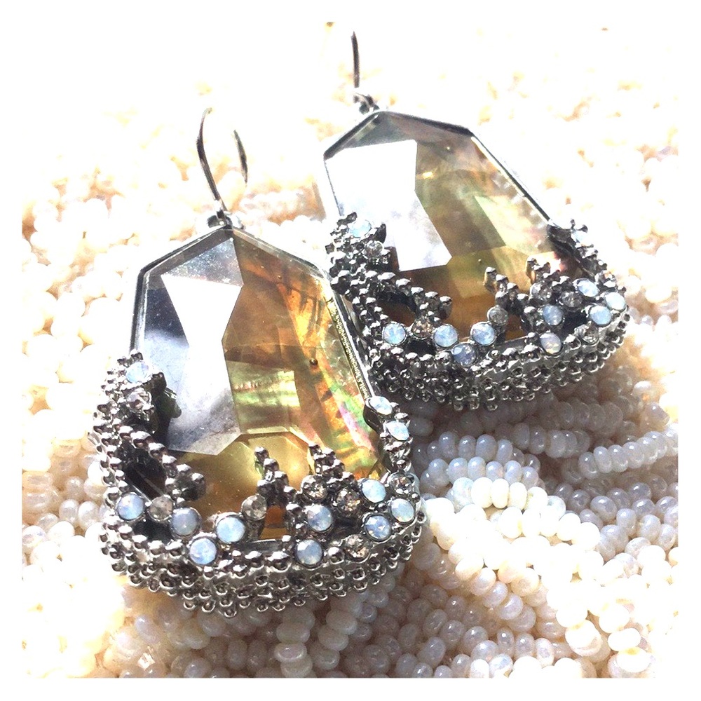 C+I Ocean Lace Statement Earrings